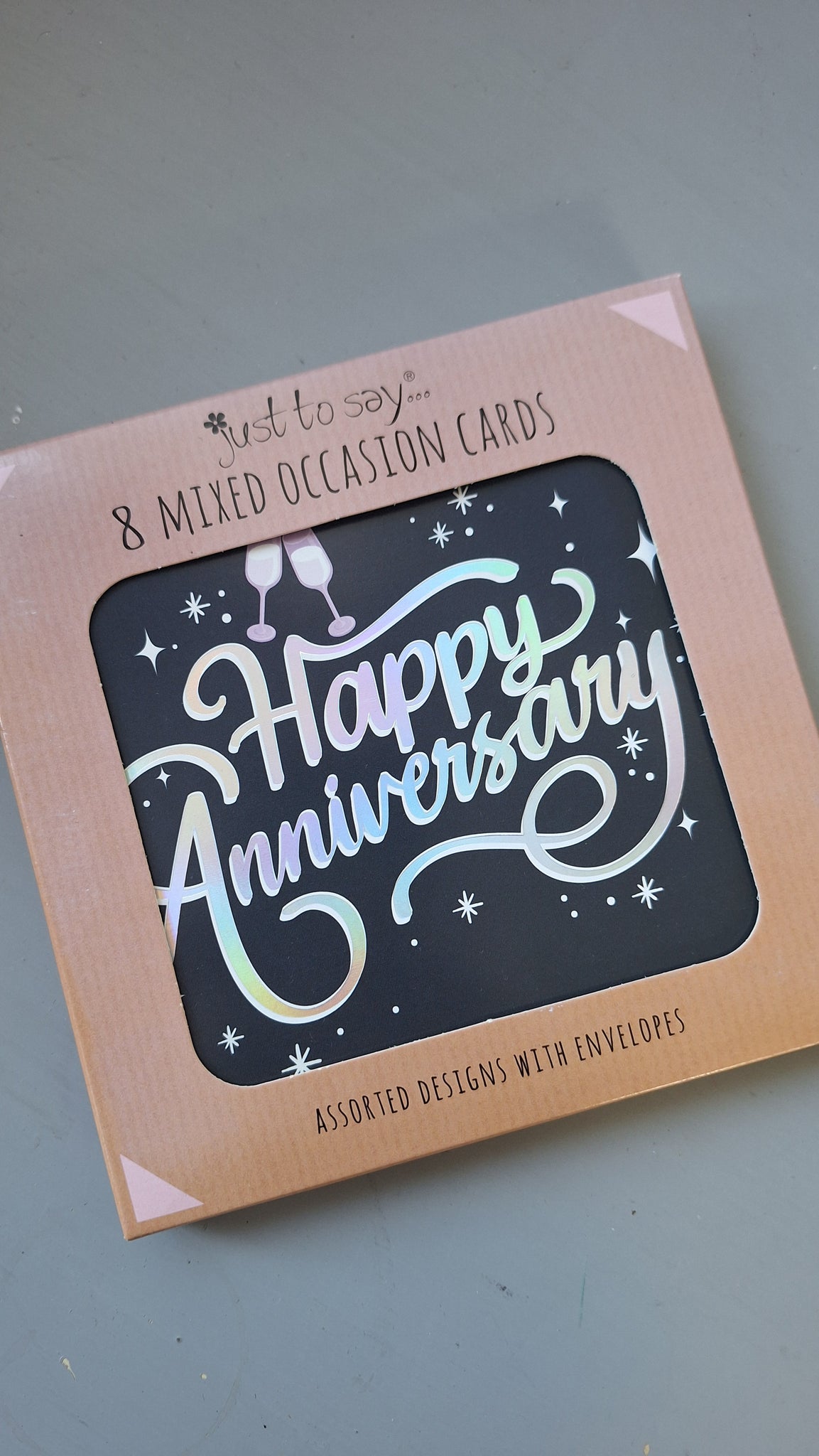 8 mixed occasion cards £2.49