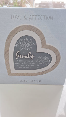 Heart plaque £9.99